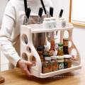 Multifunction Household  kitchen seasoning storage rack plastic storage Rack Feature From direct factory